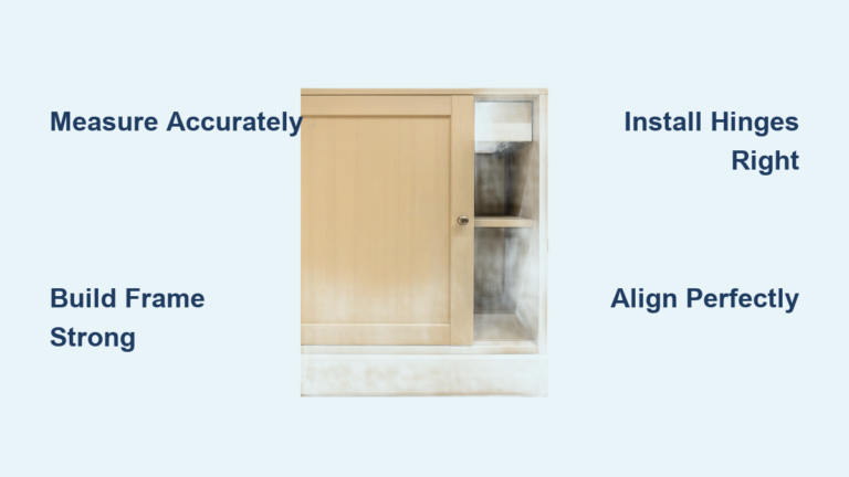 How to Add Cabinet Doors to Shelves