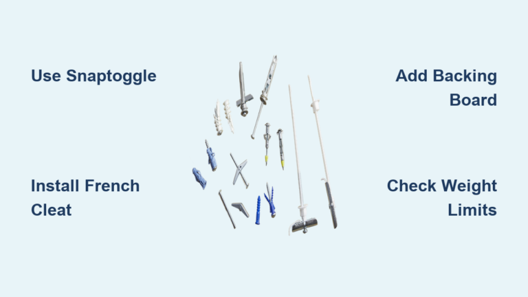 How to Hang Heavy Shelves on Drywall Without Studs