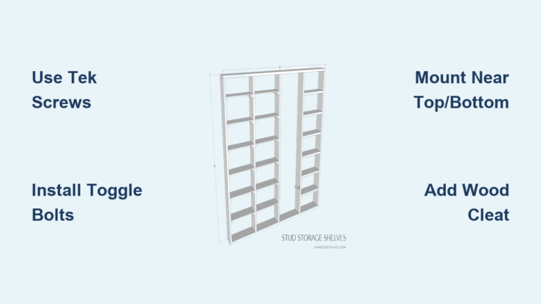 How to Hang Shelves on Metal Studs