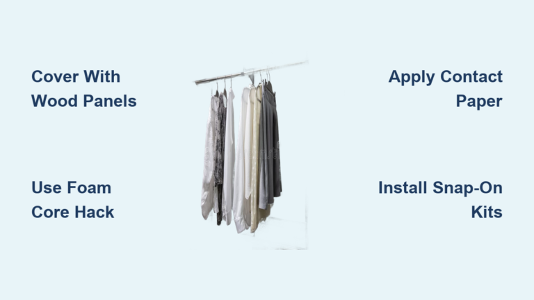 How to Upgrade Wire Closet Shelves