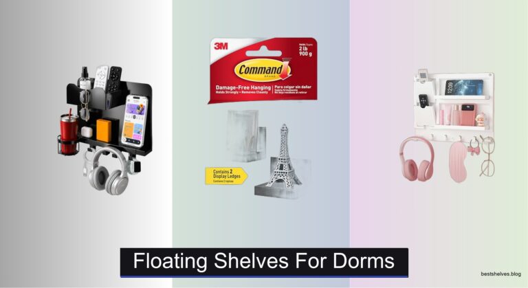 8 Best Floating Shelves for Dorms 2026