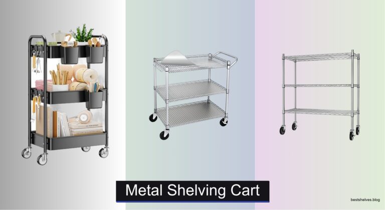 8 Best Metal Shelving Carts of 2026